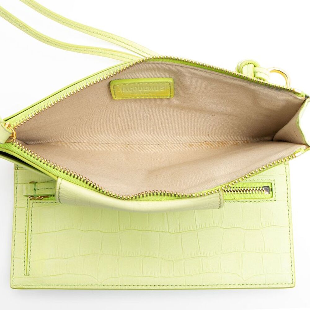 Jacquemus Croc Embossed Leather Le Pichoto Wallet on Strap - Picture 7 of 10